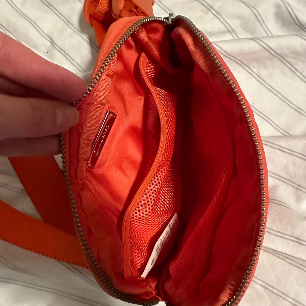 Lululemon orange belt bag